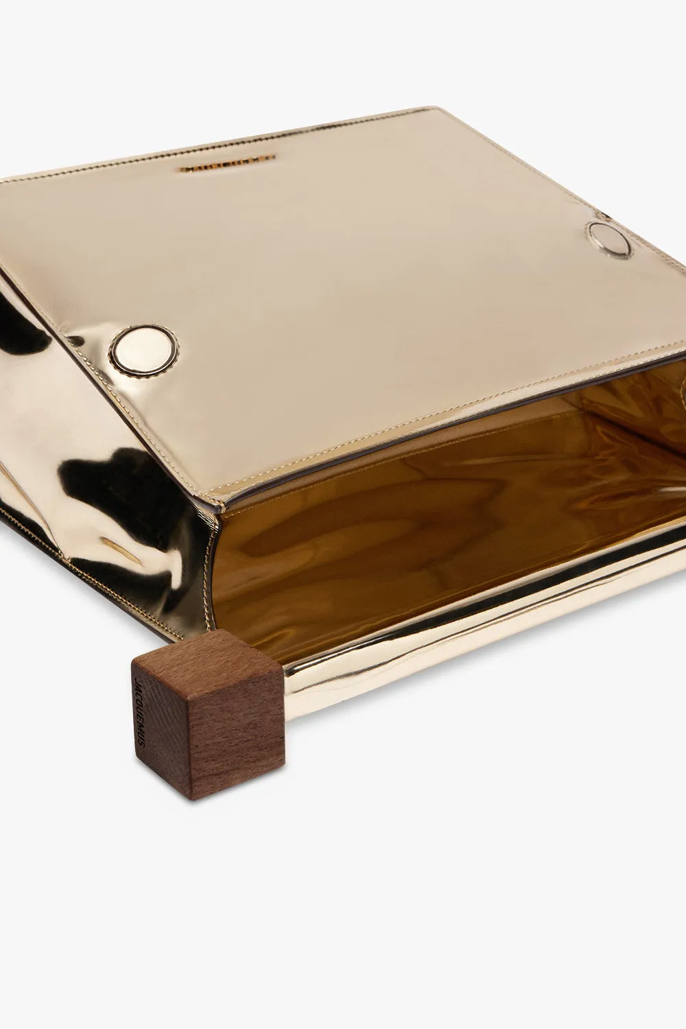 La Petite Pochette Rond Carre Bag | Gold
