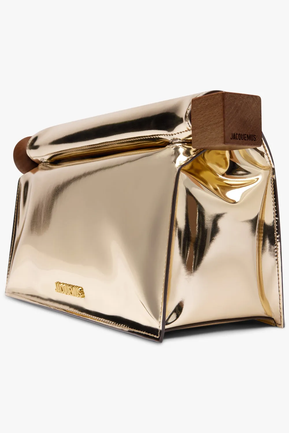 La Petite Pochette Rond Carre Bag | Gold