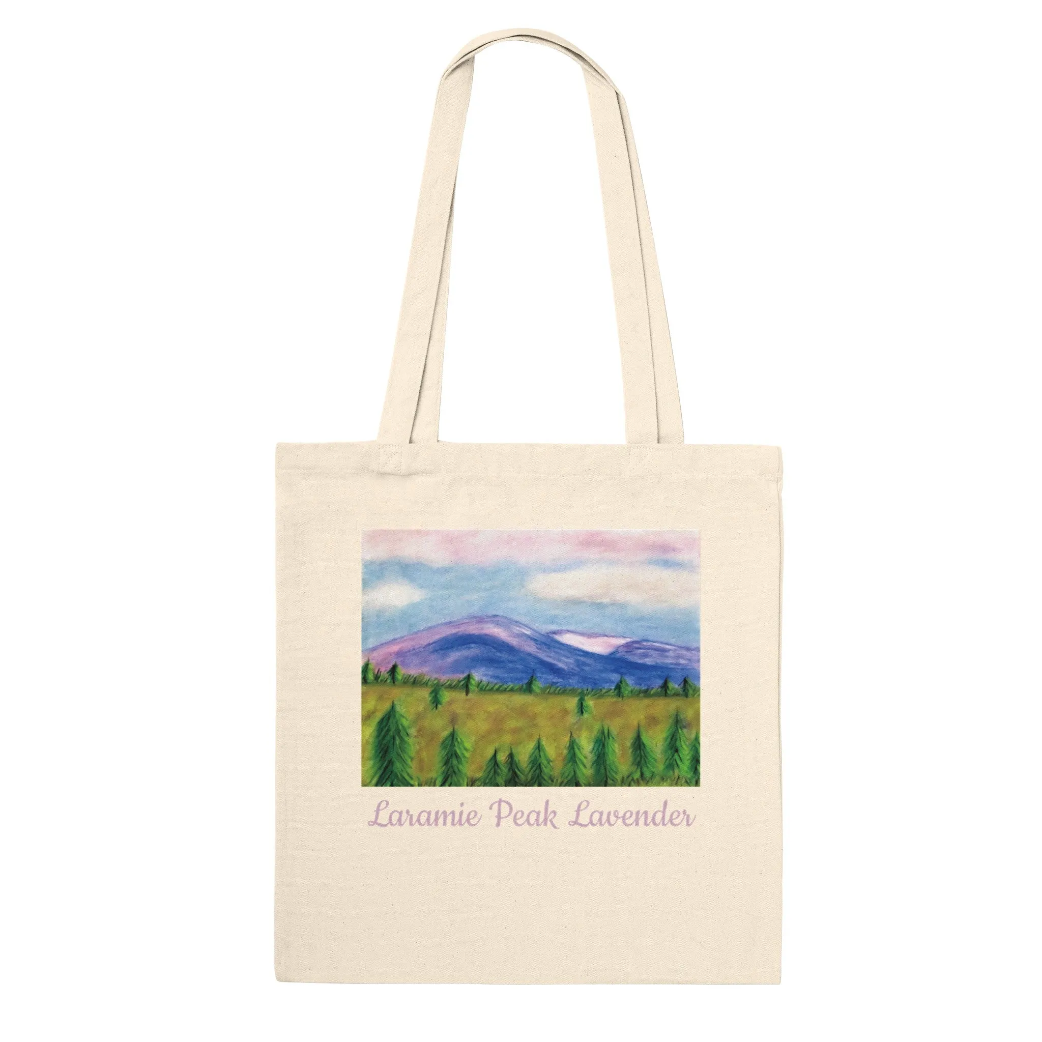 Laramie Peak Lavender Premium Tote Bag