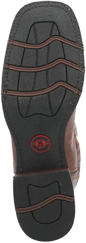 Laredo Mens Ross Square Toe Casual Boots Mid Calf - Brown