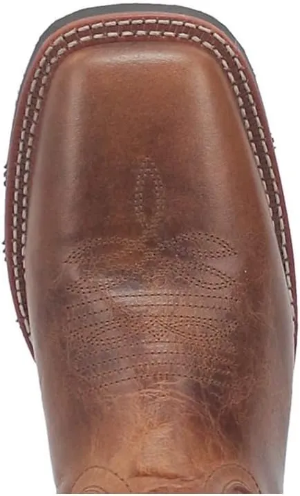 Laredo Mens Ross Square Toe Casual Boots Mid Calf - Brown