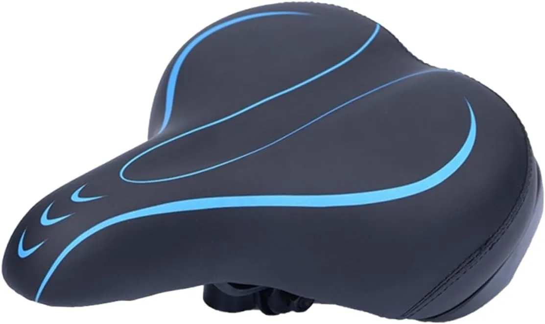 Large Bike Saddle Cushion Ventilation Inflatable for Road Mountain Bikes