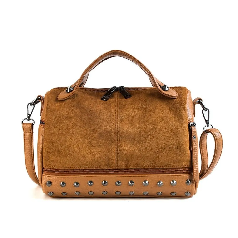 Large Capacity Leather Top-handle Bags