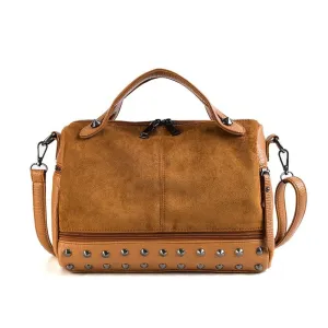 Large Capacity Leather Top-handle Bags