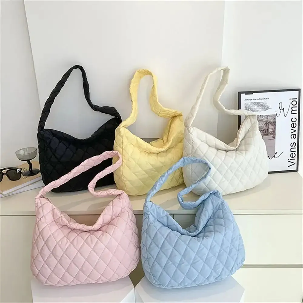 Large Capacity Quilted Tote Bag