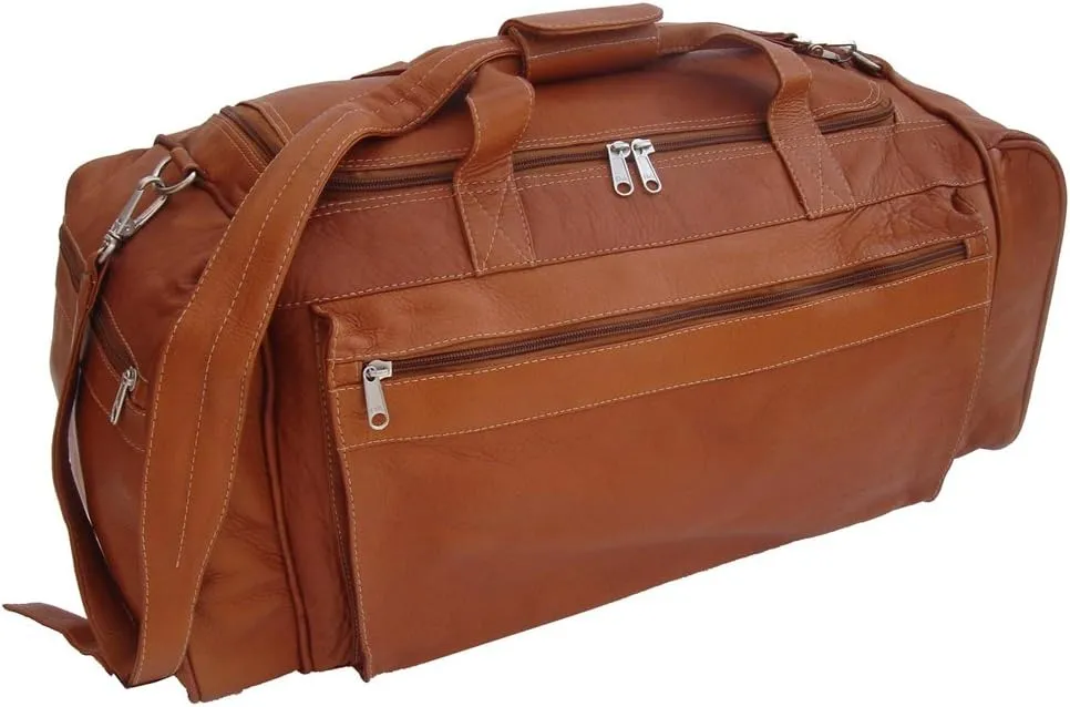 Large Duffel Bag, Saddle, One Size