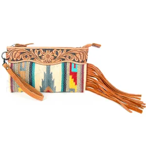 LC-ADBG344 Wristlet Genuine Western Leather Women Bag Betsy
