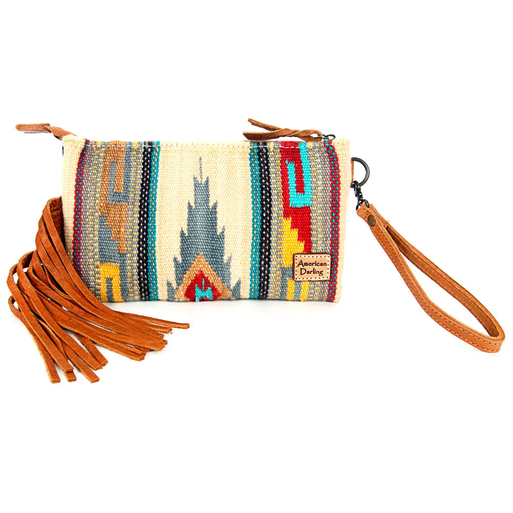 LC-ADBG344 Wristlet Genuine Western Leather Women Bag Betsy