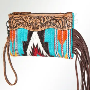 LC-ADBG344 Wristlet Genuine Western Leather Women Bag Bria
