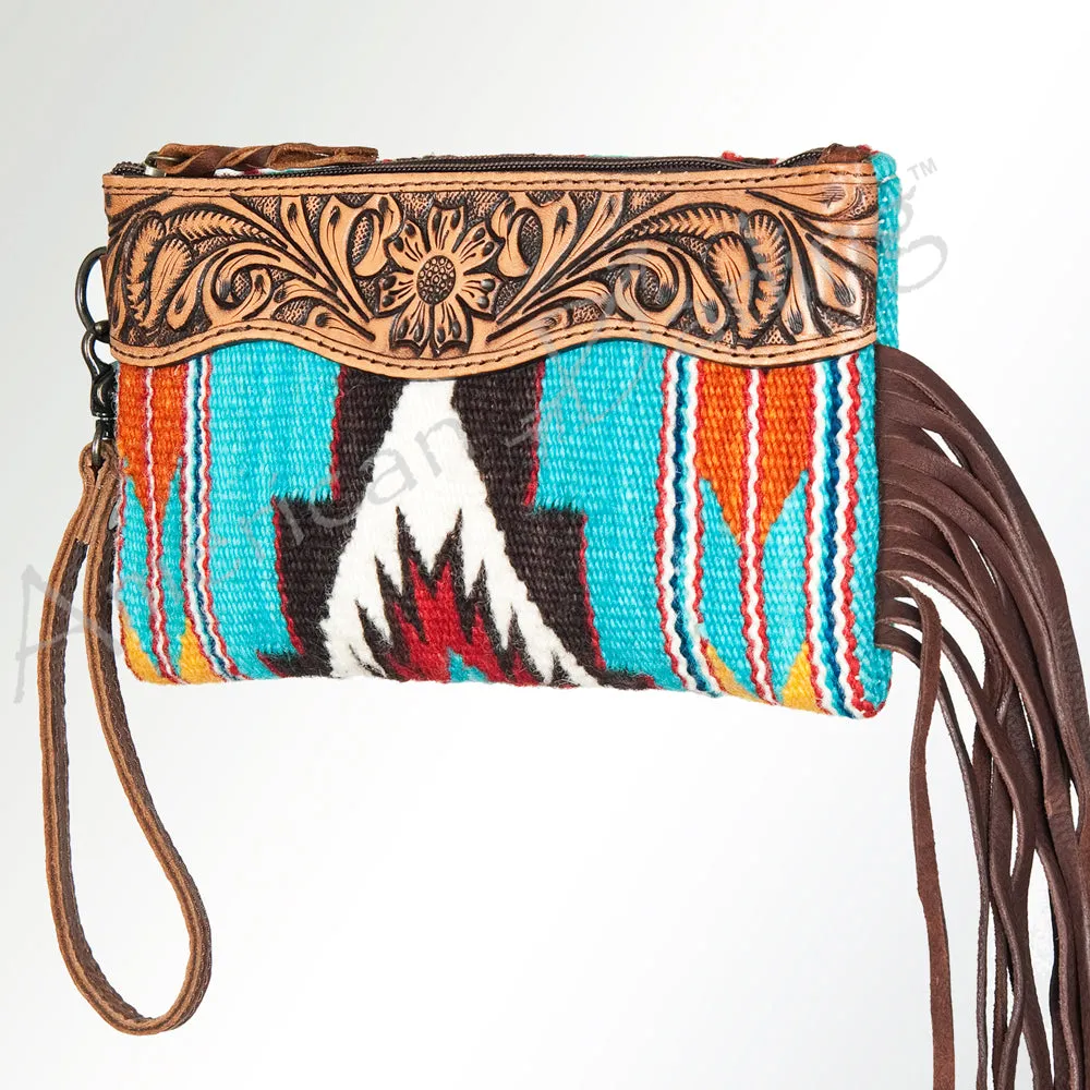 LC-ADBG344 Wristlet Genuine Western Leather Women Bag Bria