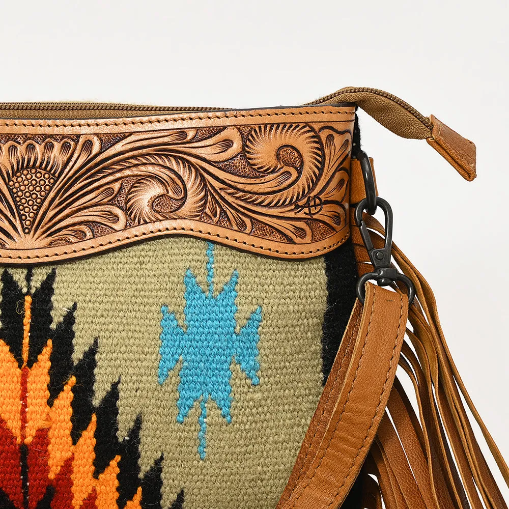 LC-ADBGZ184L  Crossbody Genuine Western Leather Women Bag Becca