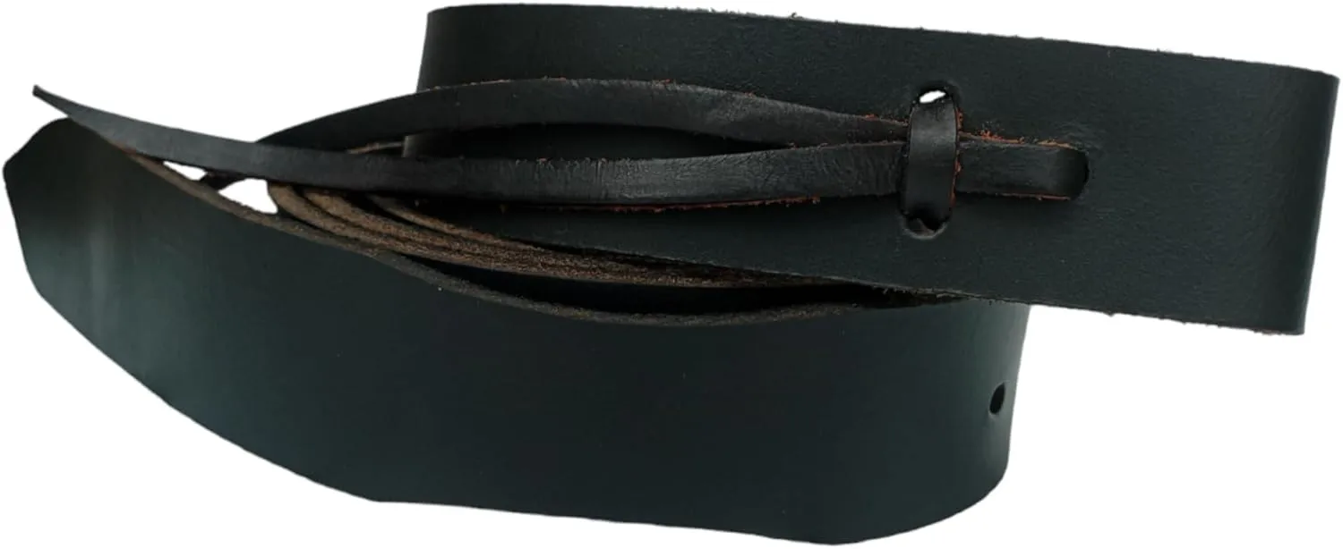 Leather Latigo Cinch Strap for Western Saddle Cinch tie with Holes Girth
