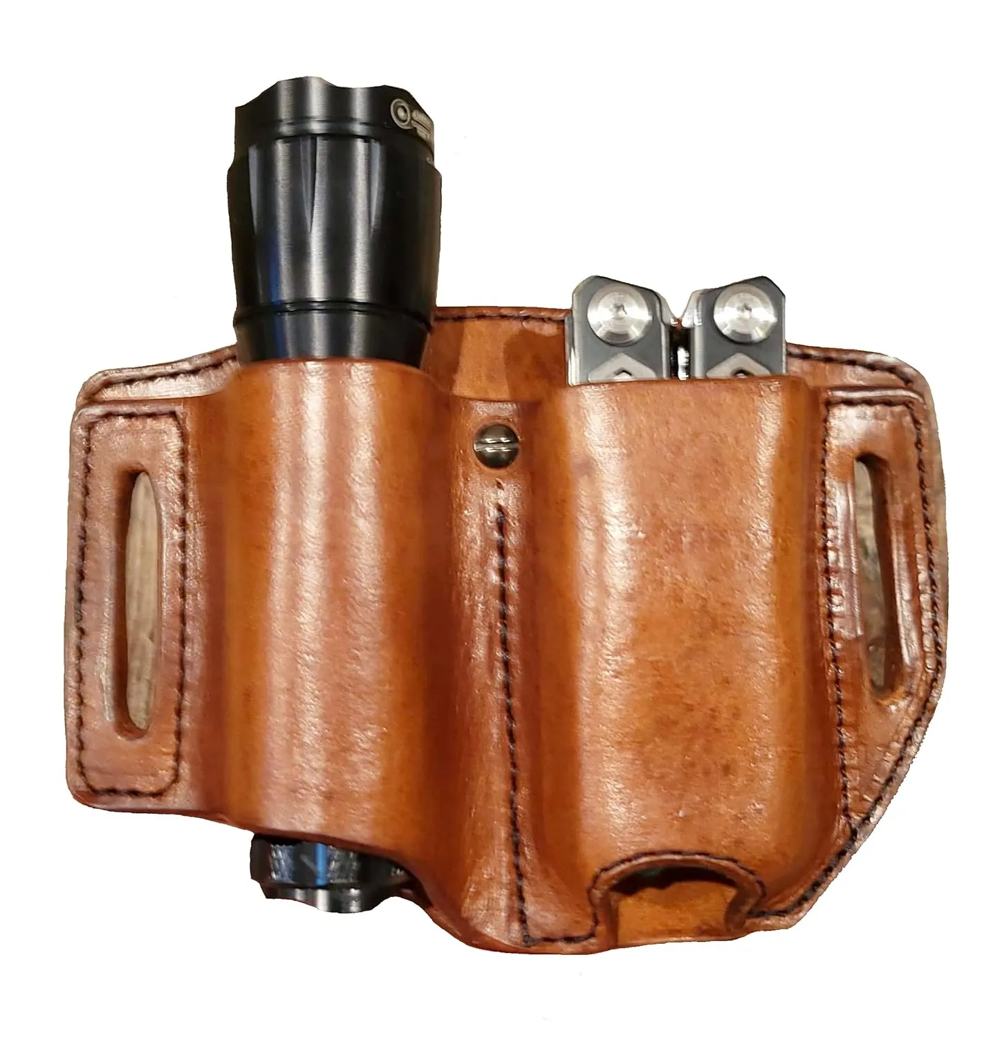 Leather Multitool Holster. Flashlight Holster. Father's Day Gift. Birthday Gift.