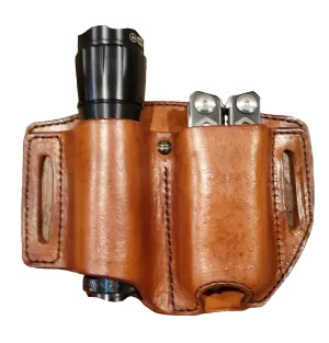Leather Multitool Holster. Flashlight Holster. Father's Day Gift. Birthday Gift.
