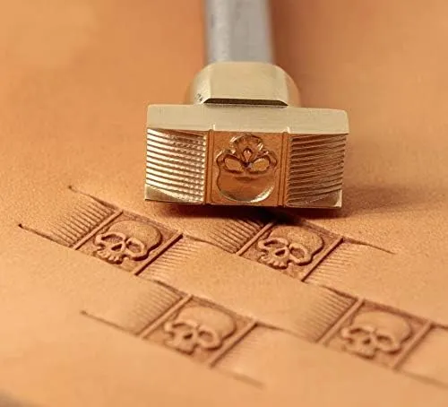 Leather Stamp Tool Stamping Working Carving Punches Tools Craft Saddle Basket Weave #281