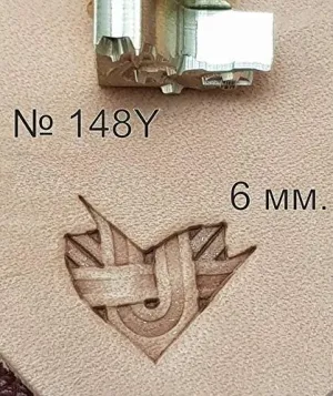Leather Working Tools Carving Punches Stamp Craft Saddle Brass #148Y