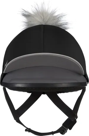 LeMieux Pom Pom Horse Riding Hat Silk with 4 Way Stretch Fabric Coordinates with Base Layers & Saddle Pads - Equestrian Headgear