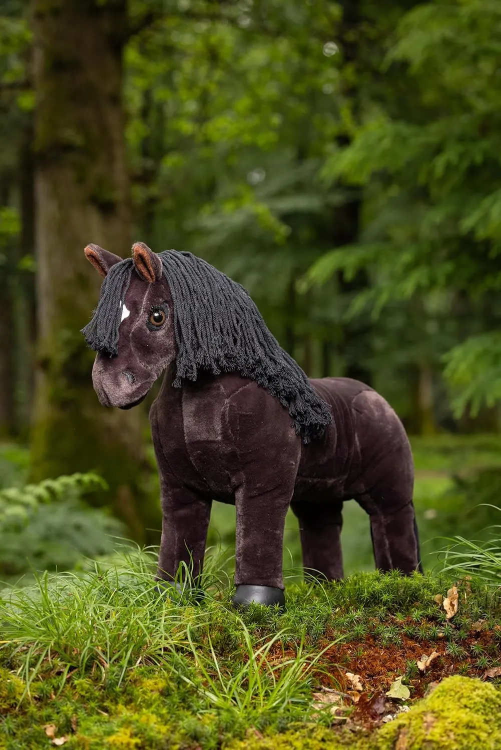 LeMieux Toy Pony Freya for Kids - Brown - Soft Coat - Flexible - Pretend Play - Stuffed Animal Horse - Gift for Kids - Suitable for Ages 3 Years  