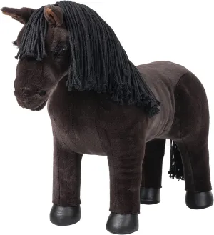 LeMieux Toy Pony Freya for Kids - Brown - Soft Coat - Flexible - Pretend Play - Stuffed Animal Horse - Gift for Kids - Suitable for Ages 3 Years  