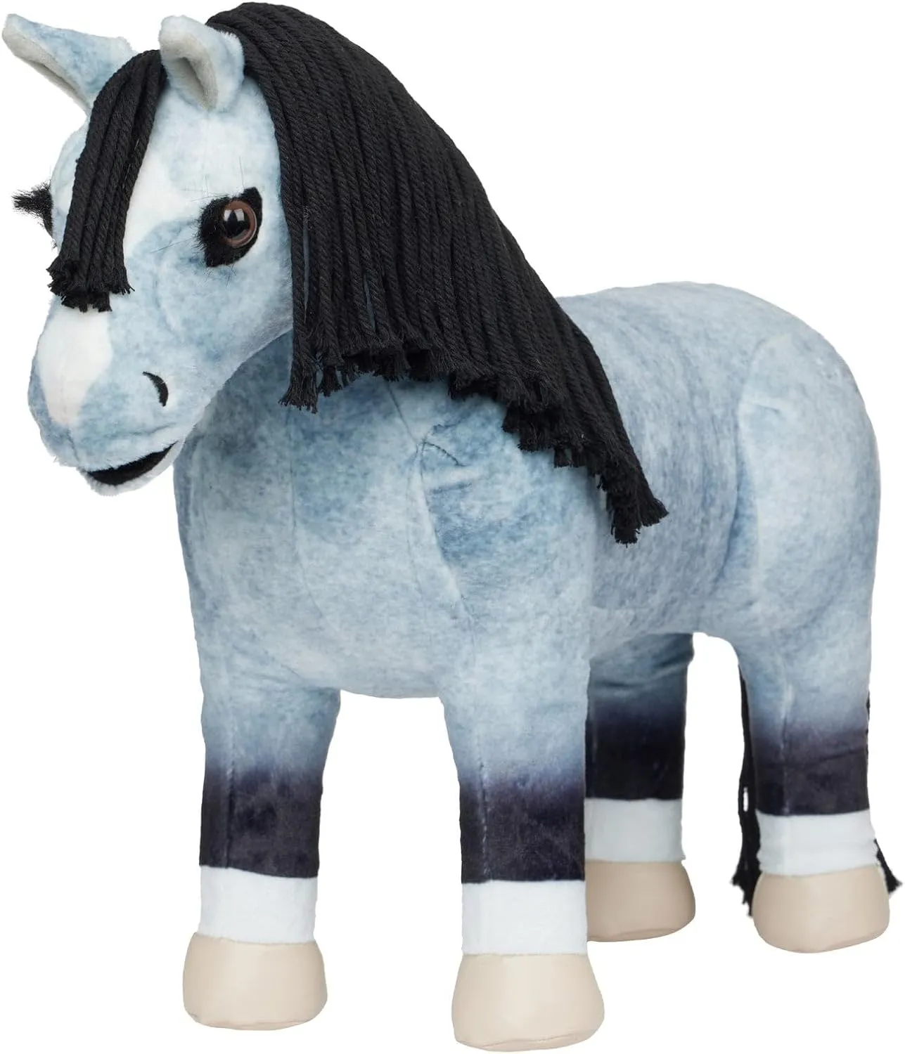 LeMieux Toy Pony Storm - Blue Roan Pony - Includes Navy Branded Rug with Handle - Suitable for Ages 3 