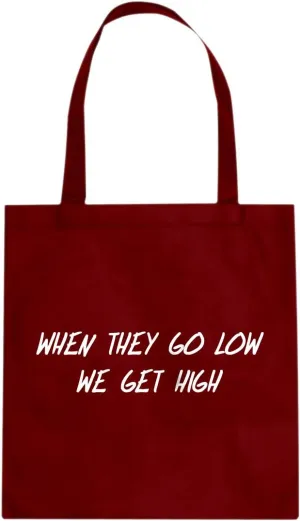 LET ME FAT IN PEACE Cotton Canvas Tote Bag