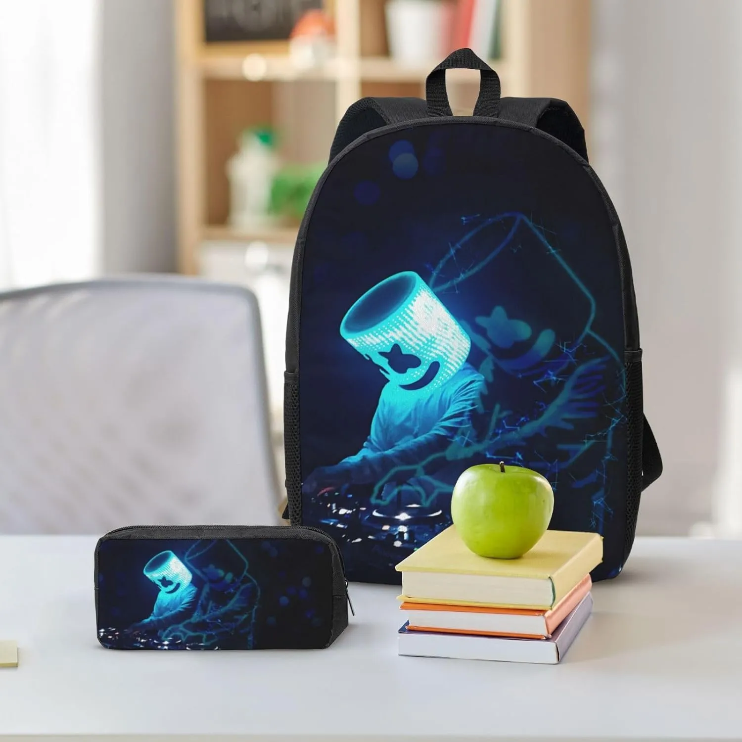 Lightweight Cool Backpacks 3D Printed Laptop Backpack Multifunctional Bag for Travel Shopping Hiking Camping Chrismas Birthday Gifts (Style-1)