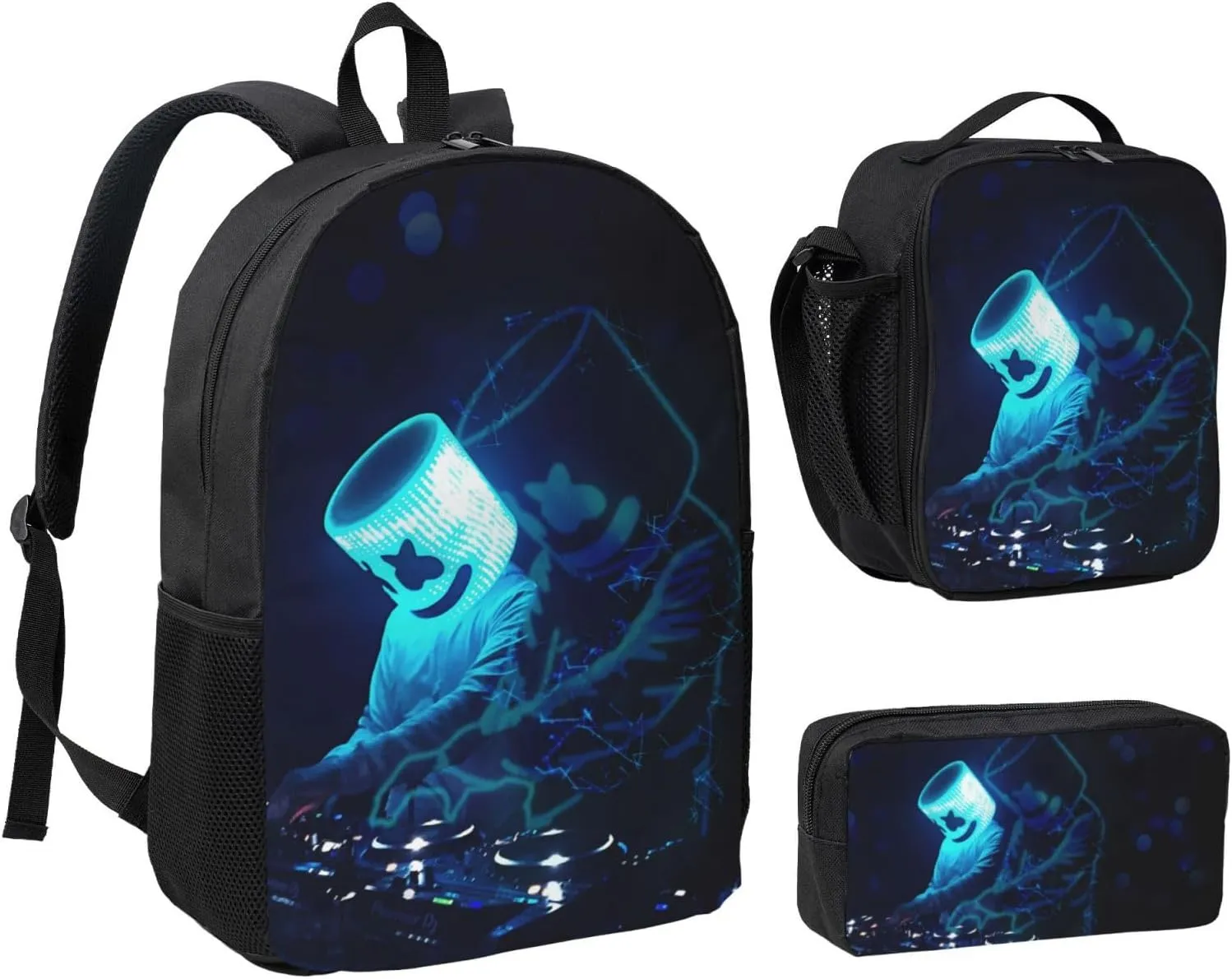 Lightweight Cool Backpacks 3D Printed Laptop Backpack Multifunctional Bag for Travel Shopping Hiking Camping Chrismas Birthday Gifts (Style-1)