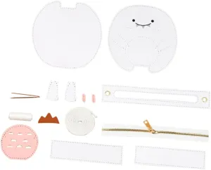 LIOOBO 1Set DIY Handmade Bag Kit Cute Dinosaur Sewing Materials for Crossbody Purse Making for Beginners Professionals Craft Enthusiasts