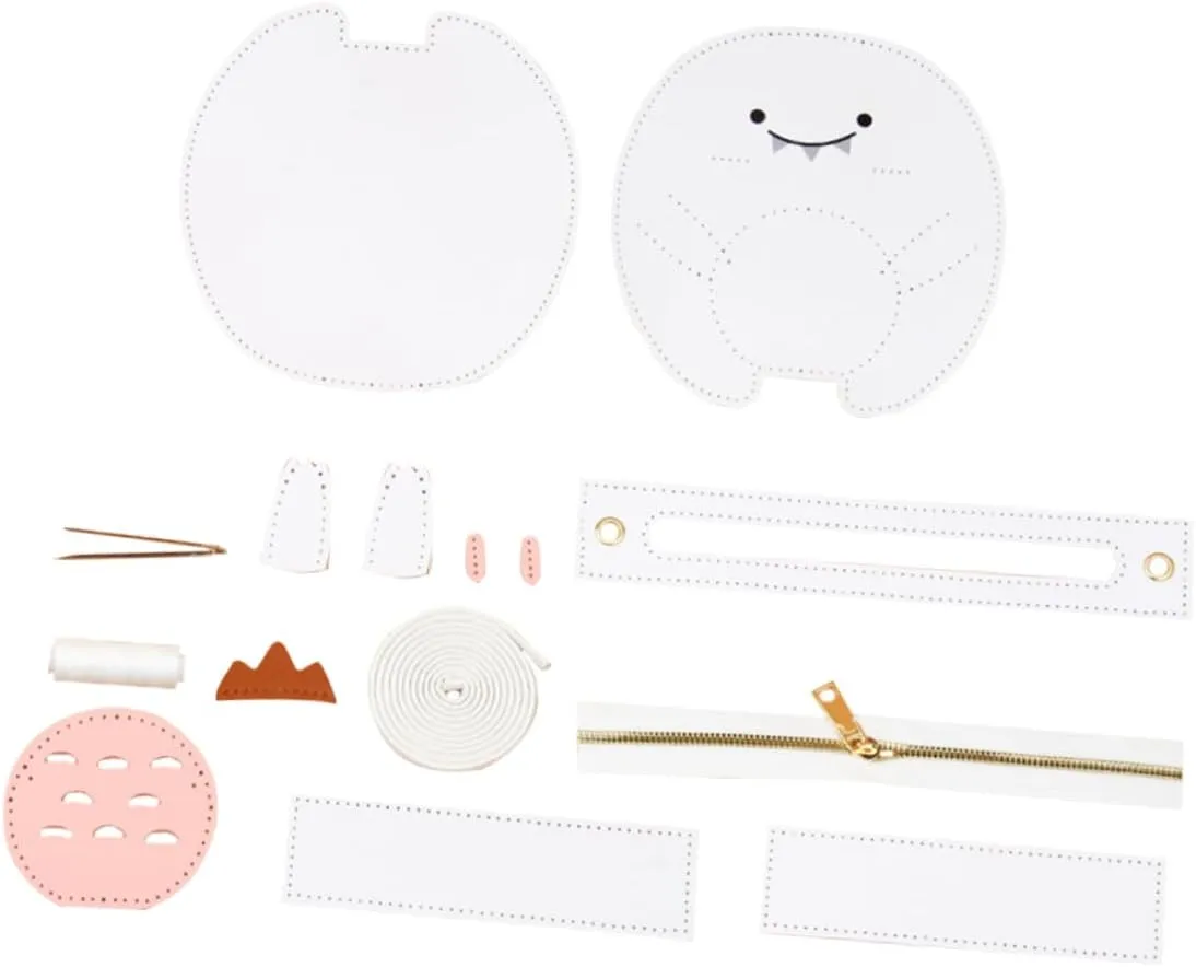 LIOOBO 1Set DIY Handmade Bag Kit Cute Dinosaur Sewing Materials for Crossbody Purse Making for Beginners Professionals Craft Enthusiasts