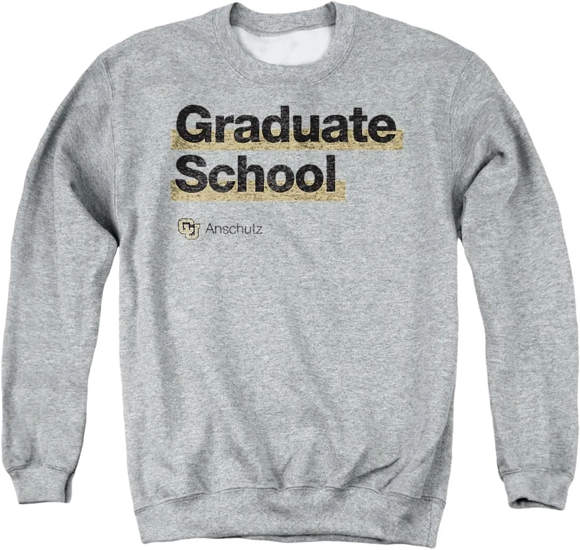 LOGOVISION University of Colorado Anschutz Medical Campus Graduate School Bold Unisex Adult Crewneck Sweatshirt
