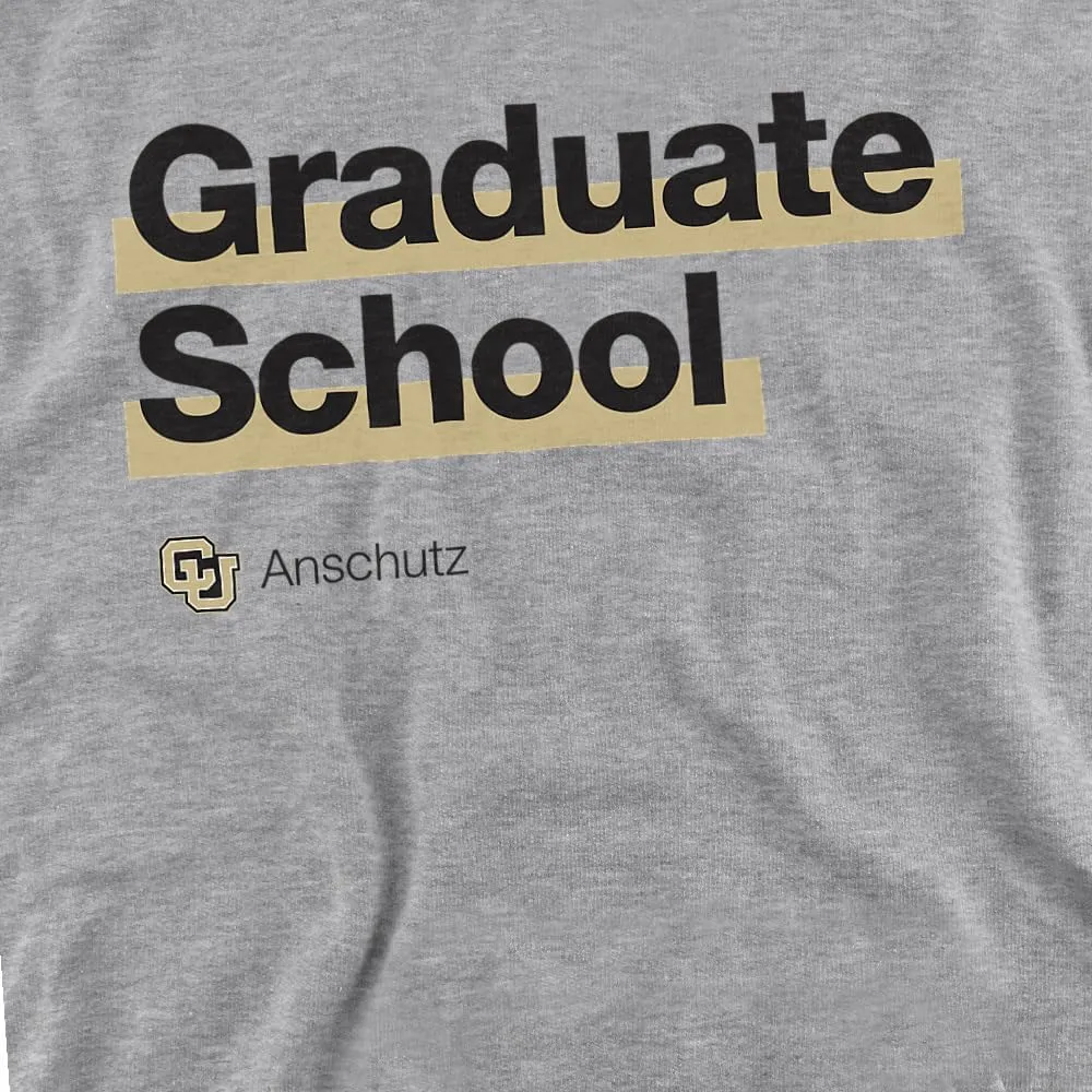 LOGOVISION University of Colorado Anschutz Medical Campus Graduate School Bold Unisex Adult Crewneck Sweatshirt