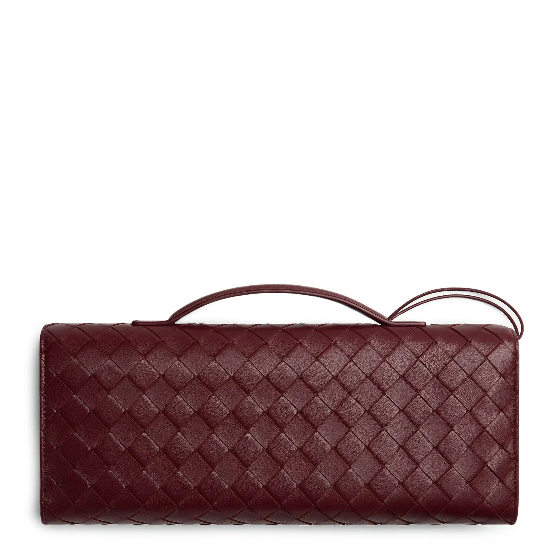 Long Clutch Andiamo Top Handle, Barolo