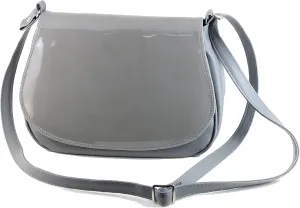 LONI Shoulder Bags for Women Purse Handbag Crossbody Everyday Saddle Bag Medium Patent/Pu Leather