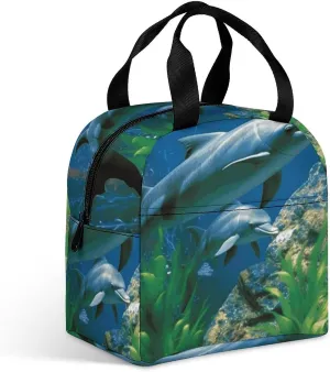 Lunch Bag for Women Men Insulated Lunch Box Aquatic Biologicals Lunch Containers Reusable Lunch Tote Bags