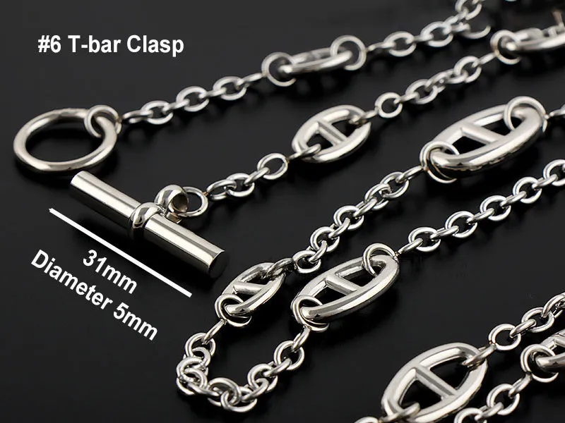 Luxury Replacement Purse Chain - Polished Stainless Steel Chain for Kelly