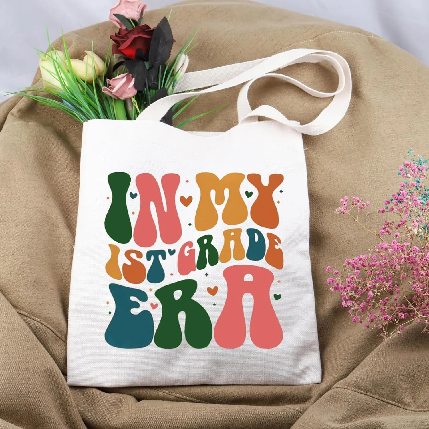 Lywjyb Birdgot In My First Second Third Fourth Fifth Grade Era Tote Bag Back to School Gift Teacher Gift