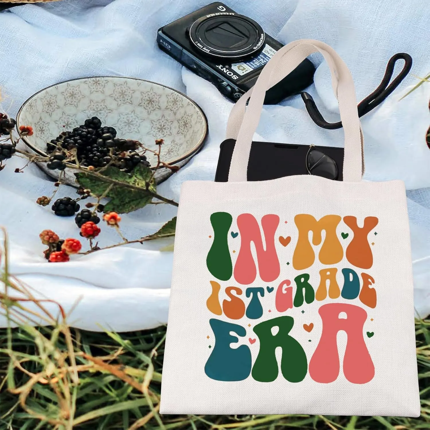 Lywjyb Birdgot In My First Second Third Fourth Fifth Grade Era Tote Bag Back to School Gift Teacher Gift