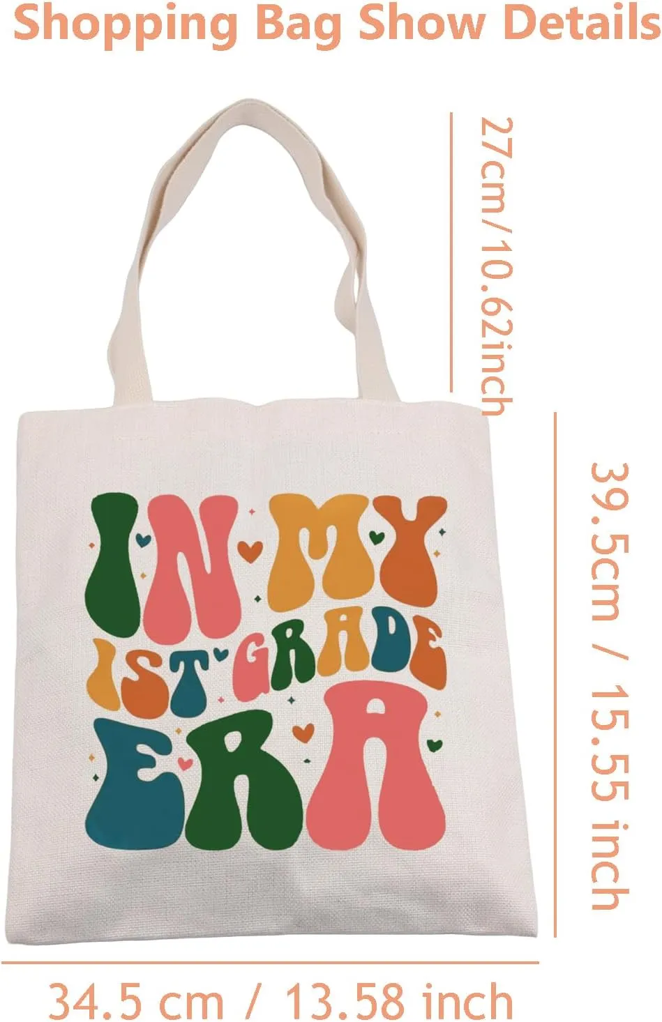 Lywjyb Birdgot In My First Second Third Fourth Fifth Grade Era Tote Bag Back to School Gift Teacher Gift