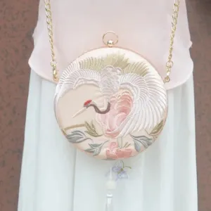Magical Crane Crossbody Bag