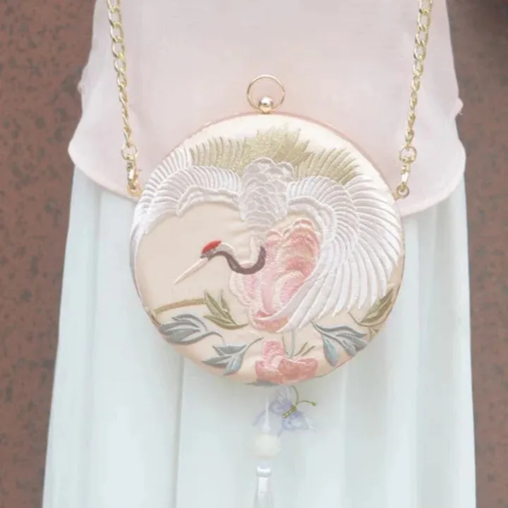 Magical Crane Crossbody Bag