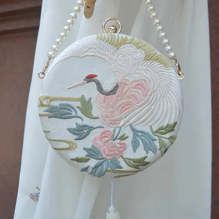 Magical Crane Crossbody Bag
