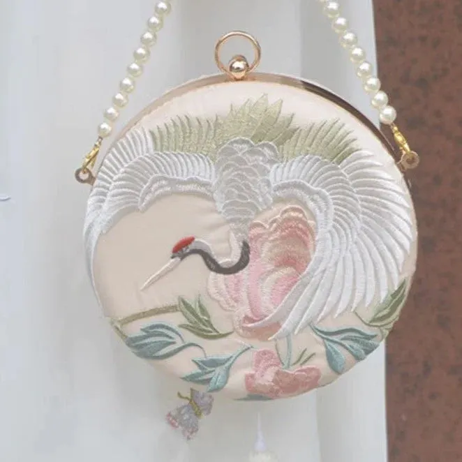 Magical Crane Crossbody Bag