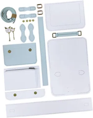 MAJORMENCH 1 Set DIY Handmade Bag Knitting Kit and Crossbody Leather Bag Making Accessories for Shoulder Handbag Crafting for Projects