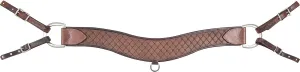 Martin Saddlery 4-inch Steer Roper Breastcollar, Wrapped with Quilted Tooling