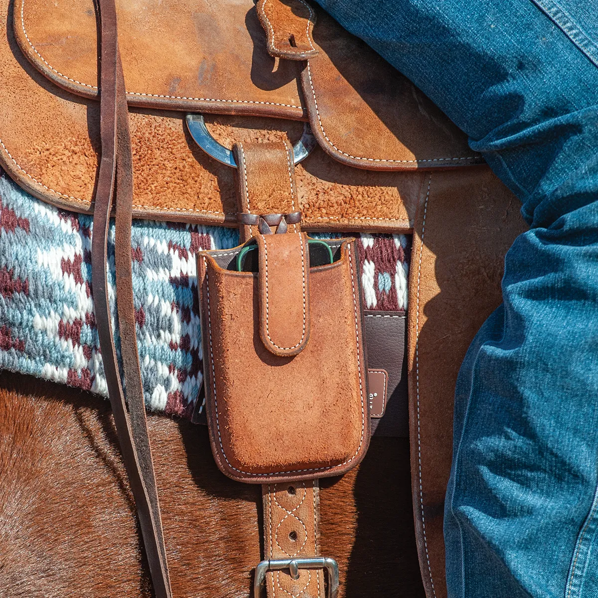 Martin Smart Phone Holder Chestnut Roughout