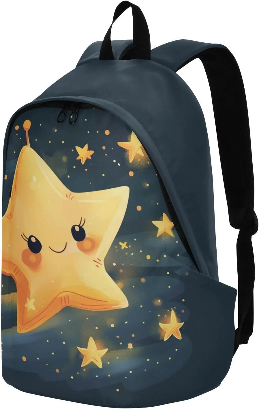 Men Women Large Capacity Backpack Lightweight Bag Outdoor Daypack Travel Laptop Computer Shoulder Bag,big star
