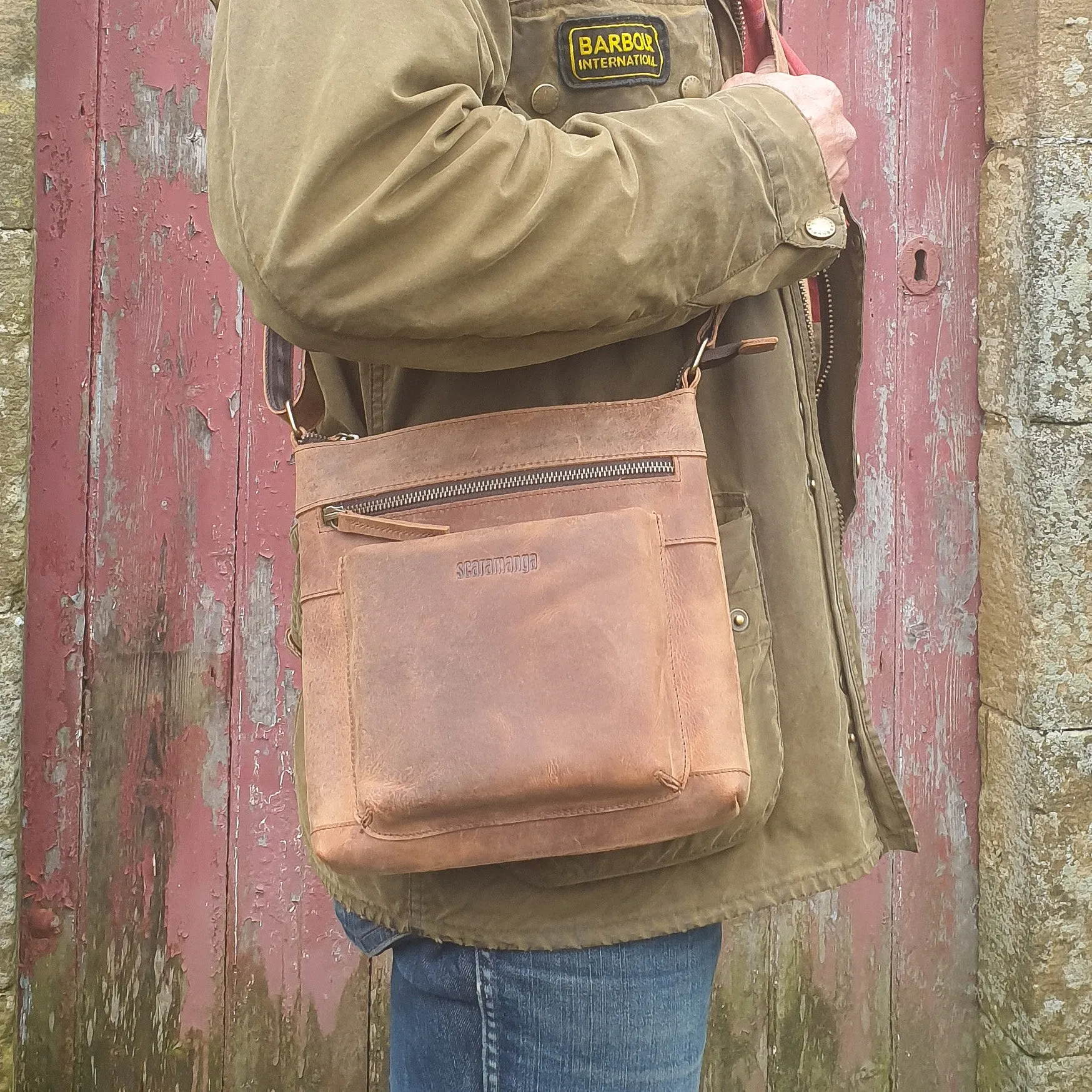 Men's Leather Shoulder Bag