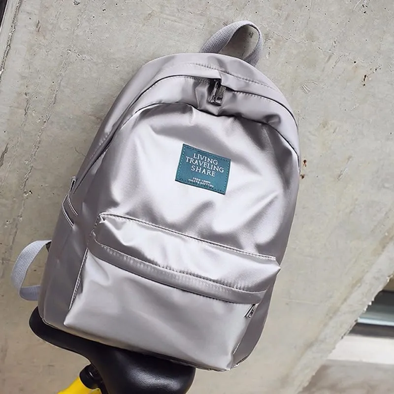 Metallic Color Travel Backpack