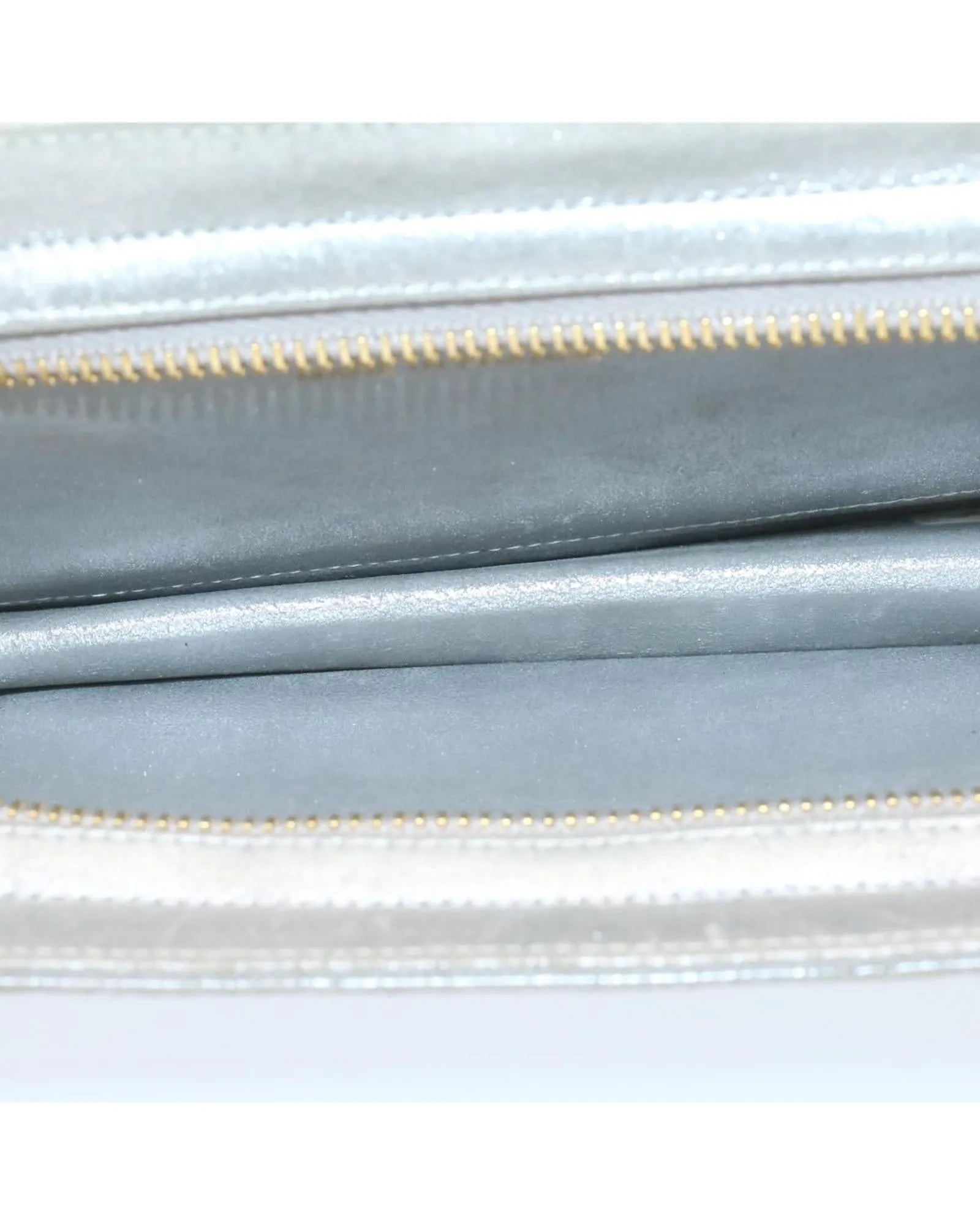 Metallic Leather Clutch Evening Style