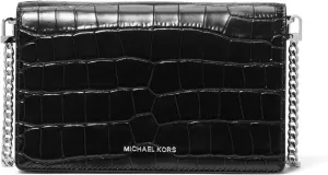 Michael Kors Jet Set Medium Flap Chain Crossbody, Black
